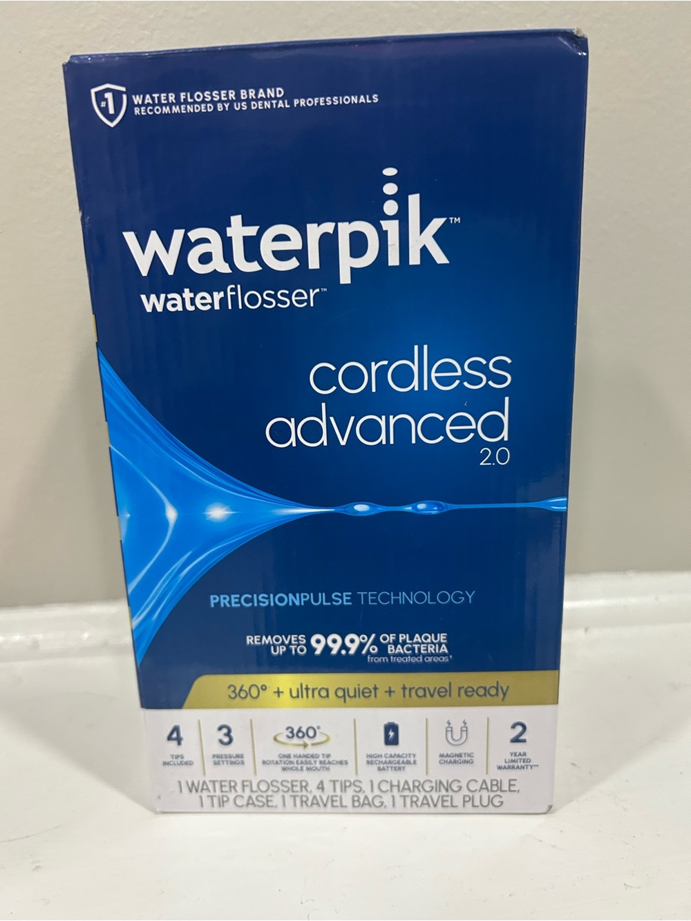 Waterpik Cordless Advanced 2.0 Water Flosser - Blue